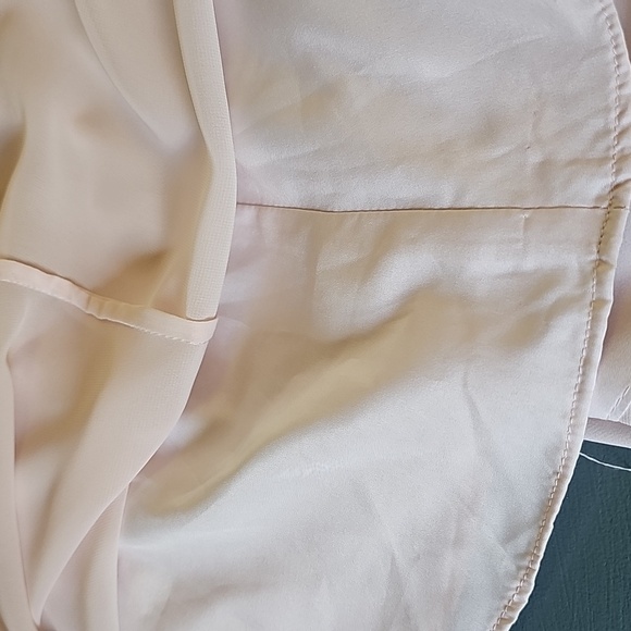 Azazie Gown Blushing Pink Dress. Slit In Front. Size A0. Built In Bra. - Picture 13 of 13